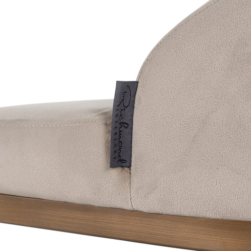 Olton Taupe & Gold Bar Stool